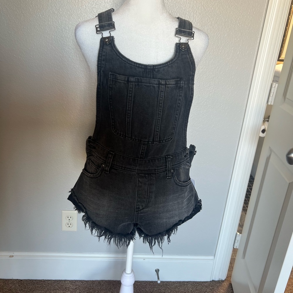 Denim overalls free people